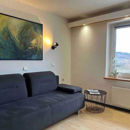 公寓 Aviva Uferglueck - Gemuetliches Mit 2 Schlafzimmern & Seeblick 博德曼路德维希港