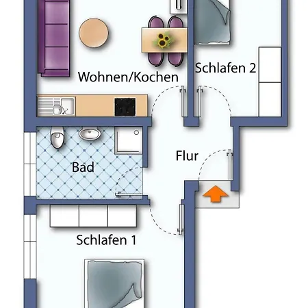 Aviva Uferglueck - Gemuetliches Mit 2 Schlafzimmern & Seeblick Apartamento Bodman-Ludwigshafen